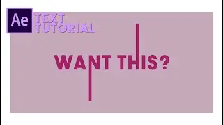 extended text | after effects tutorial