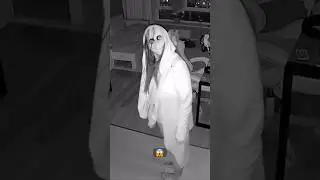 Установила видеонаблюдение , а тут 😱😱😱