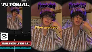 tutorial edit stiker api ungu di capcut