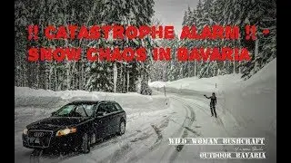 Catastrophe and ⚠️Snow-Chaos in Bavaria 2019 ⛔️ Incredible pictures - 2 meters of fresh snow - 4K-