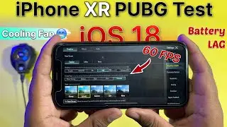 iPhone XR PUBG Test 2024🔥- After Update iOS18 | Detailed BGMI Test in Hindi | FPS,Heating,Battery