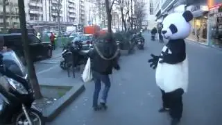 Панда кастует падение.