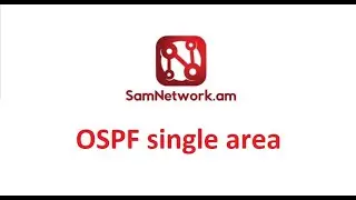 How to configure OSPF single area in GNS3 using cisco router