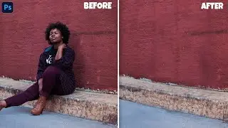 Remove subject from background in Photoshop | photography