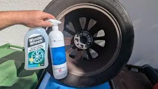 Bilt Hamber AutoWheels Fallout Vs Wonder Wheels Acidic Wheel Cleaner | Baked on Dirty Wheel Test