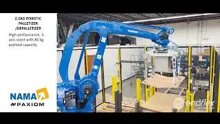 Z.Zag Robotic Palletizer deals with Pallet, Slip Sheet and Cases