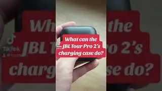 What can the JBL Tour Pro 2's charging case do?