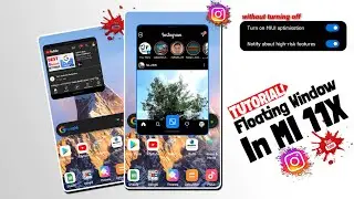 Floating window in any MIUI 12.5 in instagram and YouTube | Without turning off MIUI optimization