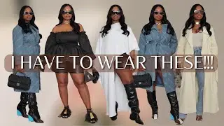 PLAYING DRESS UP IN MY CLOSET!!! I’m so thirsty to wear these😮‍💨 | GeranikaMycia