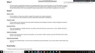 5 Steps of the Research Process