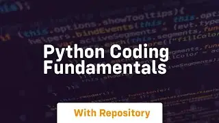 python coding fundamentals