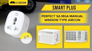 Smart Universal Plug with Energy Monitoring that can support manual ac upto 2.5hp (Window Type)