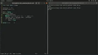 Intro to Python chapter 2.4, Building a timer