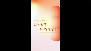 How to create grainy textures in your Illustrations 