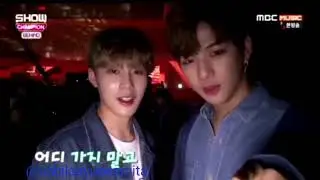 kang daniel mengajarkan ha sungwoon berlogat orang busan😂  