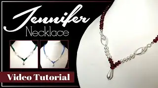 Bead Stringing with Feature Elements Necklace