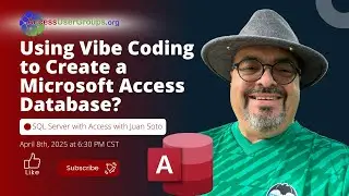 AB: Using Vibe Coding to Create a Microsoft Access Database
