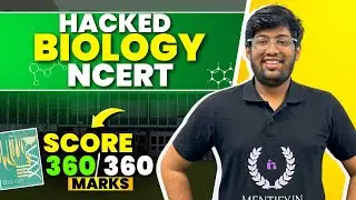 Biology NCERT Hacked🔥| 360/360 marks in NEET 2024 | SuperTrick