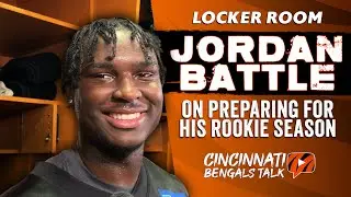Bengals Rookie Jordan Battle on Lou Anarumo, Adjusting to NFL Speed & MORE