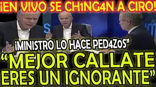 ¡EN VIVO SE CH1NG4N A CIRO MINISTRO LO HACE P3D4Z0S! 