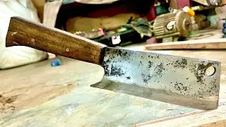 How to Make a Knife 🔪 from an Old Blade | DIY Blacksmithing Project