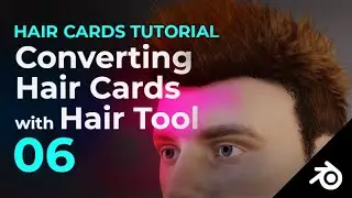 Blender Hair Cards Tutorial 06 - Creating Hair Cards with the Hair Tool Addon