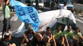 יוסף שושנה - ראש הממשלה מאהל המחאה קרית שמונה