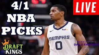 🔴LIVE - DRAFTKINGS & YAHOO NBA PICKS | FRIDAY 4/1/22 | NBA DFS PICKS
