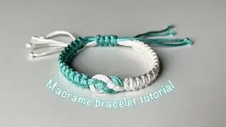 How to make frendship bracelet? || Easy Macrame bracelet tutorial|| HikariDIY&Craft
