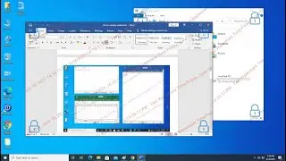 4 ways to display a screen watermark (watermark is displayed on the participant PC while video conf)