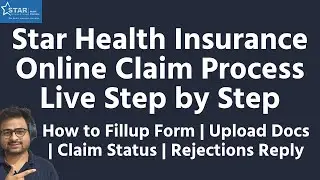 Star Health Insurance Claim Process Online | How to Fill Claim Form Filled Sample with Status