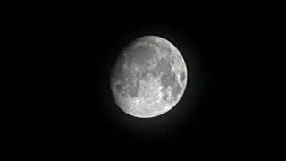 Moon recorded on an old videocamera.