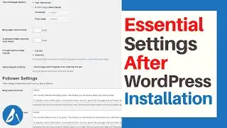 Essential Settings After Installing WordPress For Beginners (2020)