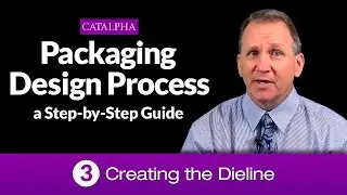 Creating a Package Dieline / Packaging Design Process - Video 3 of 8