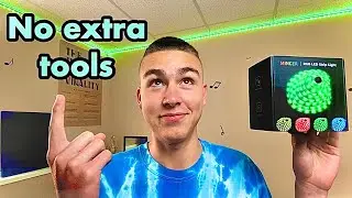 How to Connect 2 LED Light Strips Together (without special cables or soldering)