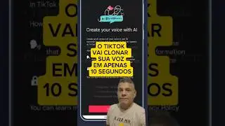 Tiktok vai clonar sua voz #shorts