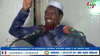 NADWA 1446H/2024 ILIYO ANDALIWA NA MASJIDJAMI'AH BUYENZI Sheihk songoro