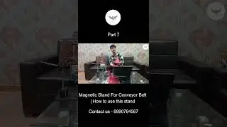 Magnetic Stand For Conveyor Belt| How to use this stand Part 7 #shortsvideo #tech #industrial #aidc