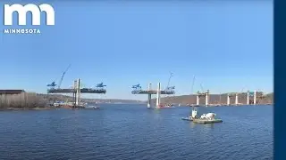 St. Croix Crossing construction time lapse – Nov. 2015