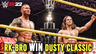 WWE 2K22 RK-Bro Win the Dusty Cup, Full Tournament & Winning Cutscene!