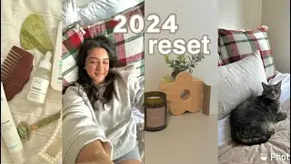 2024 life reset || room redo + decorating + cleaning