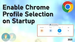 How to Enable Chrome profile selector at startup