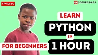 Learn #Python in 1 Hour: Beginner's Guide #Pythonin1hour #PythonForBeginners #codinglessons #Coding