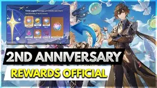 2nd ANNIVERSARY Rewards Officially Revealed!!! | Genshin Impact