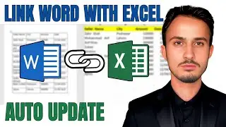 How to Link Word with Excel | Ms word and Excel tutorial 