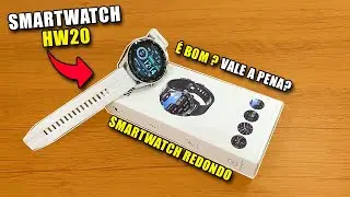 UNBOXING! SMARTWATCH HW20 É BOM ?  SMARTWATCH REDONDO - ALIEXPRESS.