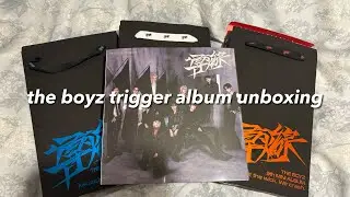 the boyz trigger (3 version set, photobook version) album unboxing ⚙️