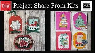 Alternative Cards made with Stampin' Up Love Santa Tag Kit