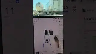 Why is this one vehicle darker on my Tesla Model 3 screen? #shorts #tesla