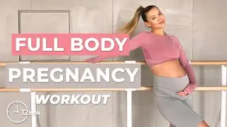 12 MIN FULL BODY WORKOUT | PREGNANCY | ALL TRIMESTERS | Evelyn Selke